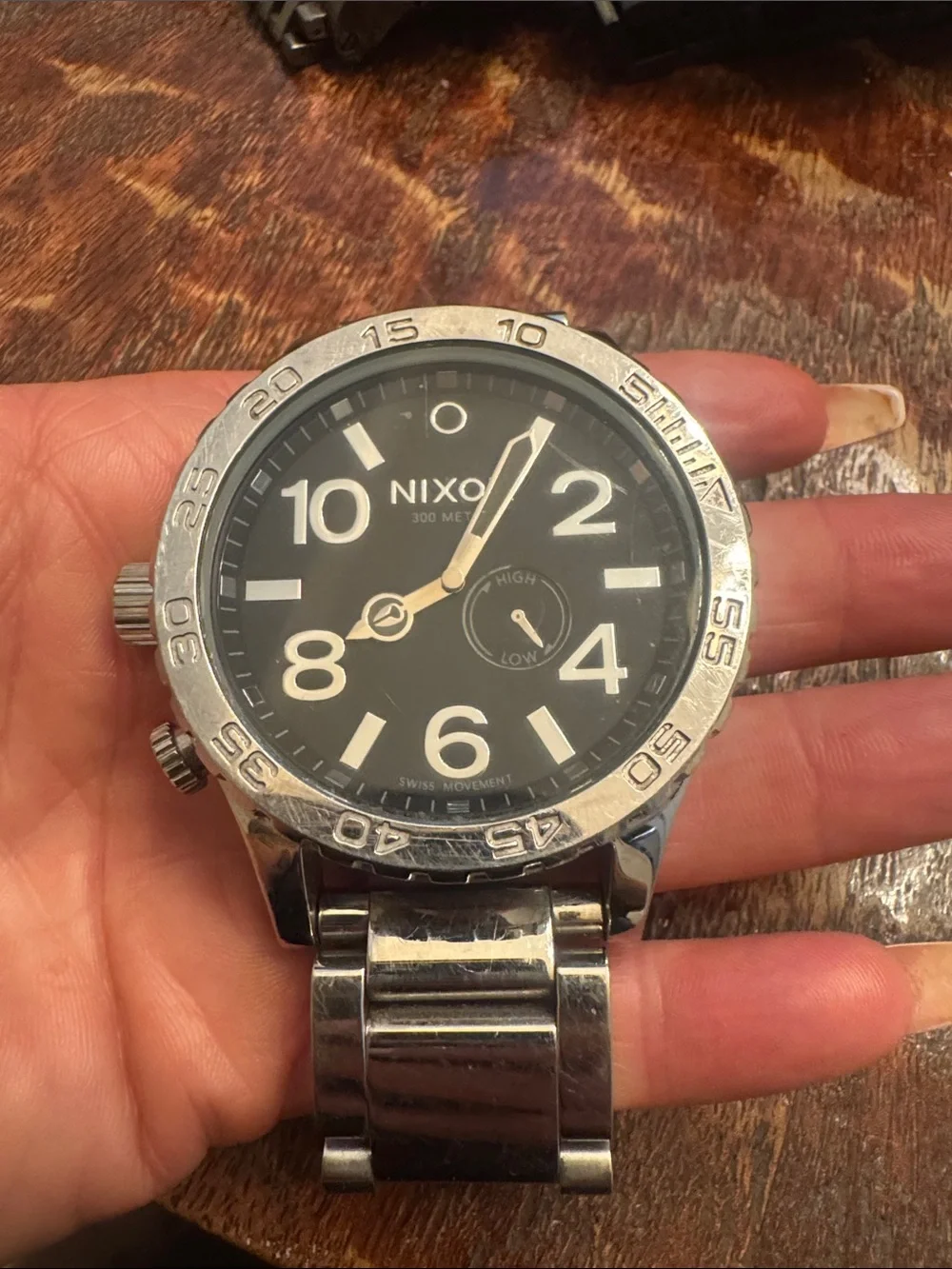 NIXON Black Stainless Steel Watch - Men's Accessory
